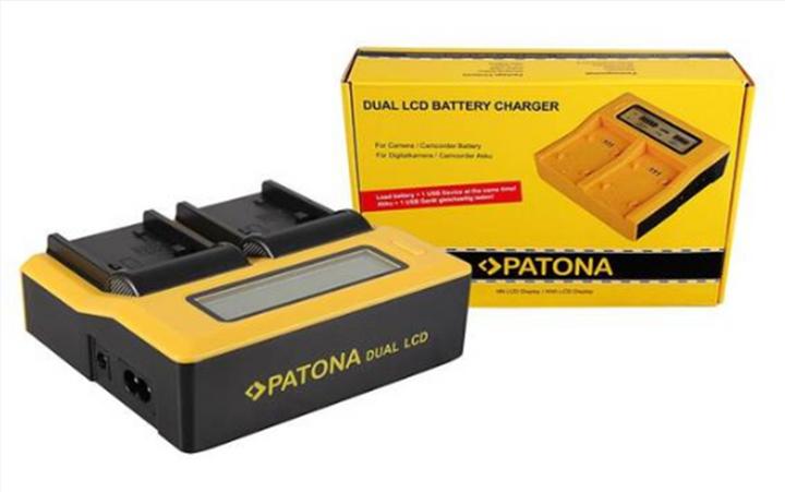 Patona Dual LCD Charger (Ladegerät)