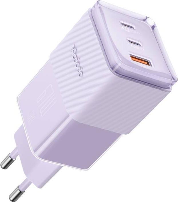 Immagine prodotto Mcdodo Caricatore da rete GaN 67W CH-1502 2x USB-C, USB-A (viola) (67 W)