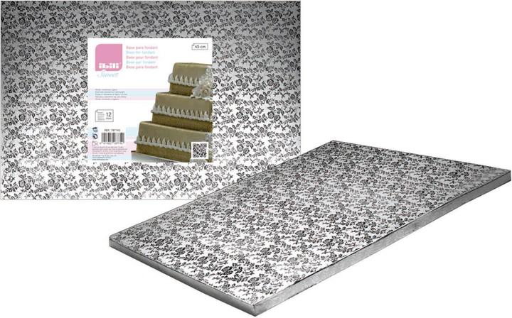 Immagine prodotto Ibili Alzata rettangolare per torte 30 x 40 cm Perfetta per presentare le torte