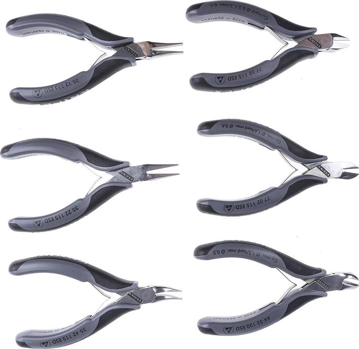 Image du produit Knipex Jeu de pinces électroniques (220 mm)
