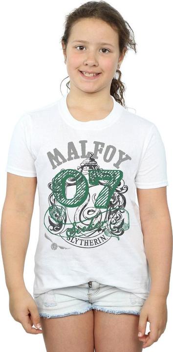 Actual product image Girls Seeker Draco Malfoy Cotton T-Shirt (152, 158)
