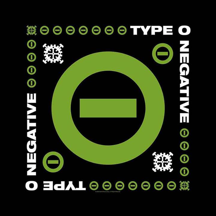 Image du produit Type O Negative Bandana unisexe adulte symbole négatif