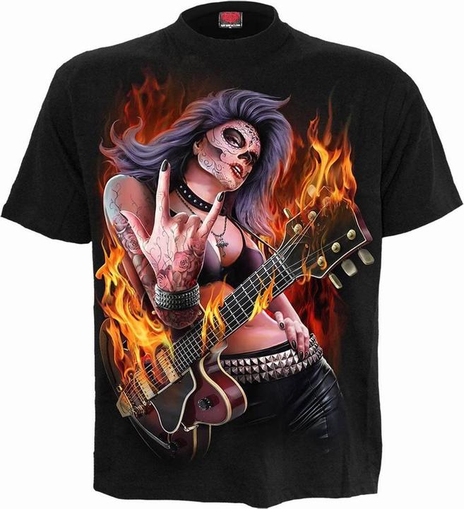 Actual product image Spiral Unisex Adult Rocking The Dead T-Shirt (XXL)