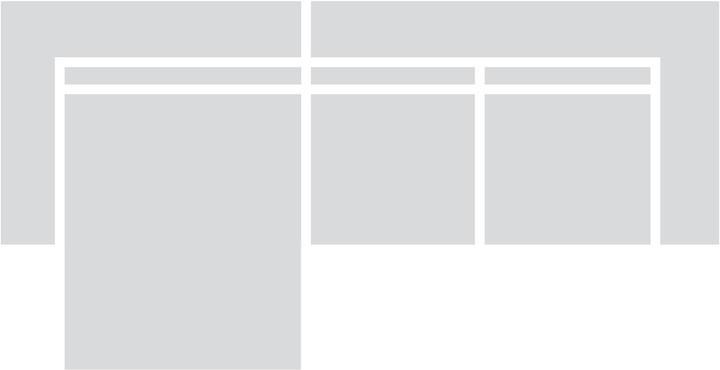 Produktbild BeType Wilna Sofa mit Longchair links in Leder (Ecksofa)