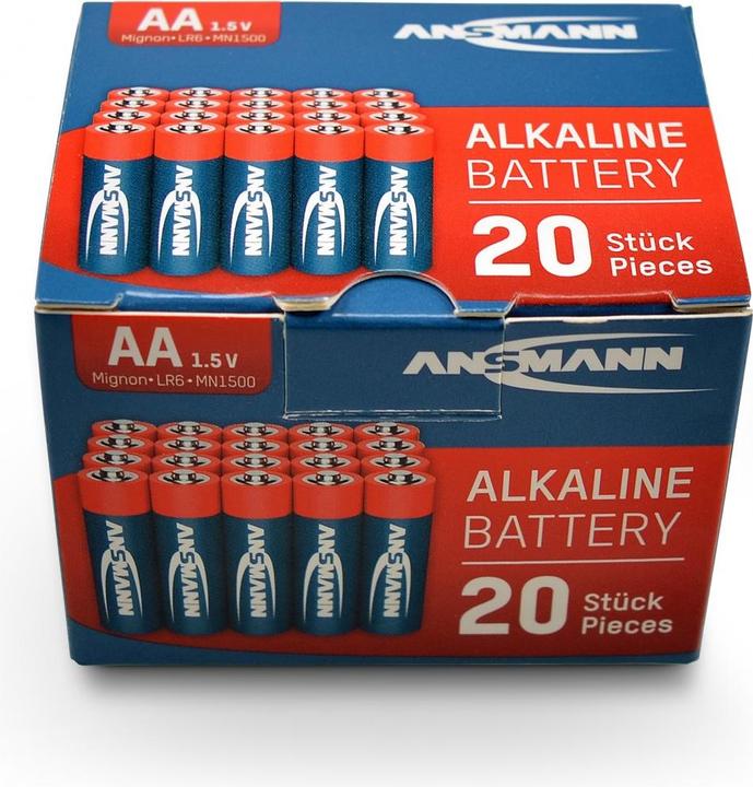 Actual product image Ansmann LR6 Mignon (20 pcs., AA)