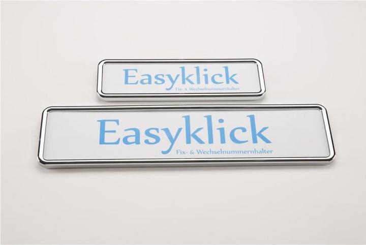 Actual product image Easyklick Number frame long format 8x30 + 11x50 set chrome