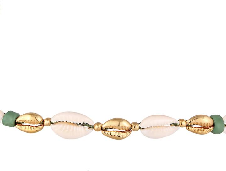Produktbild Elli Choker, Muschel (Muschel, 925er Sterling Silber, Nylon, No stone, Glas, 36 cm)