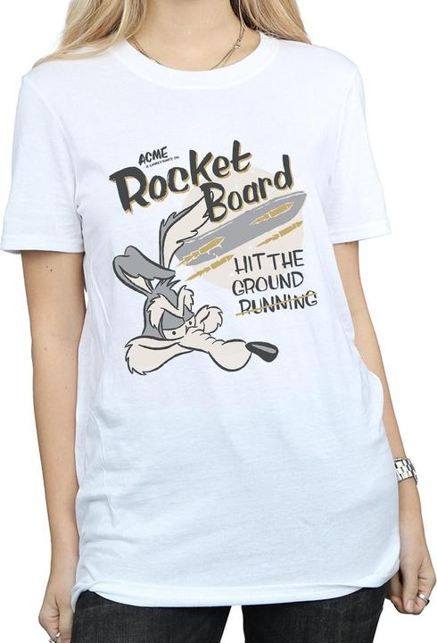Immagine prodotto Looney Tunes Rocket Board Maglietta Ampia Willy il Coyote Donna (3XL)