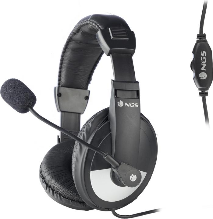 Produktbild NGS MSX9 Pro Kopfhörer Verkabelt Kopfband Calls/Music Schwarz (Kabelgebunden)