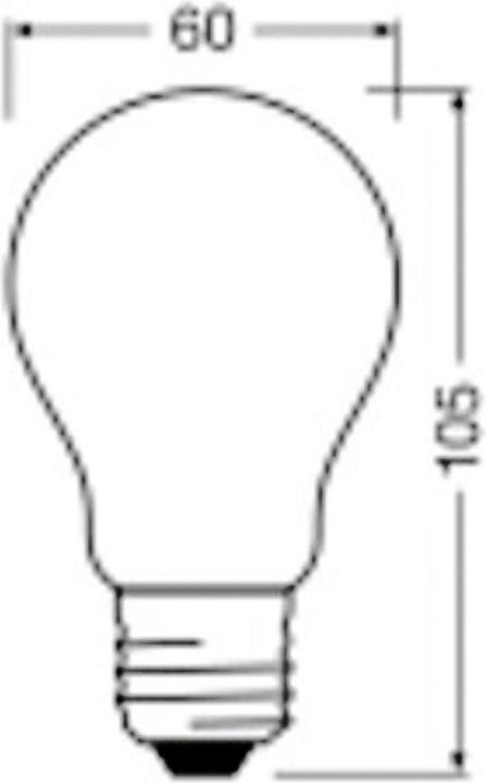 Immagine prodotto Osram Filamento Led Classic A (E27, 4 W, 840 lm, 1 x, A)