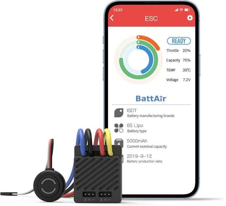 Produktbild Isdt Brushed Regler ESC90 mit Bluetooth