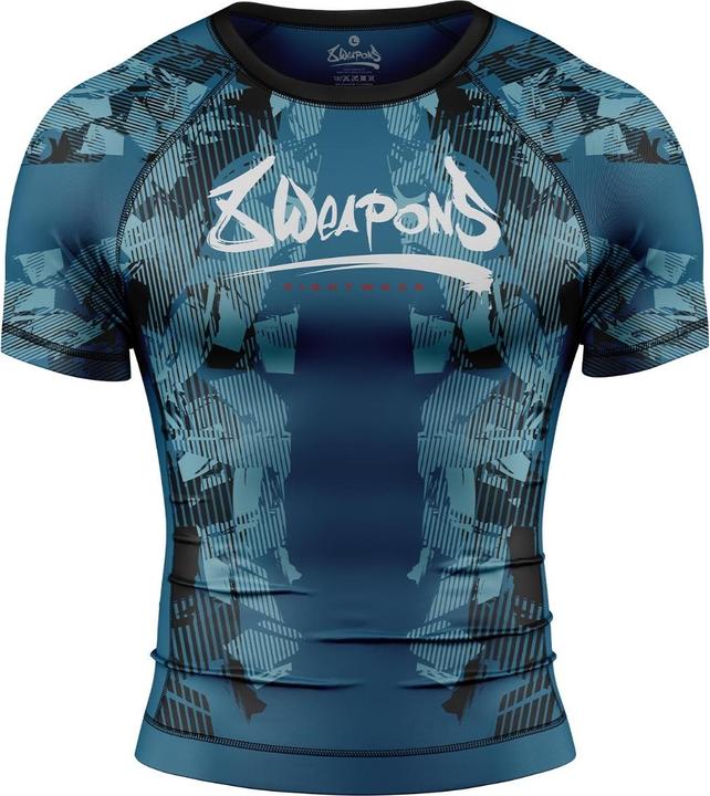 Image du produit 8Weapons 8 WEAPONS Rashguard, S/S, Hit 2.0, navy-black, L (L)