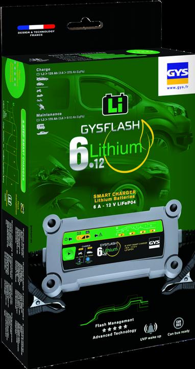 Produktbild GYS Gysflash 6.12 029729 Automatikladegerät 12 V 6 A