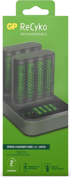 Immagine prodotto GP Batteries Pro-Line Docking Station + 4xAAA + 4xAA (8 pz., AA, 2100 mAh, Batteria + Caricabatterie)