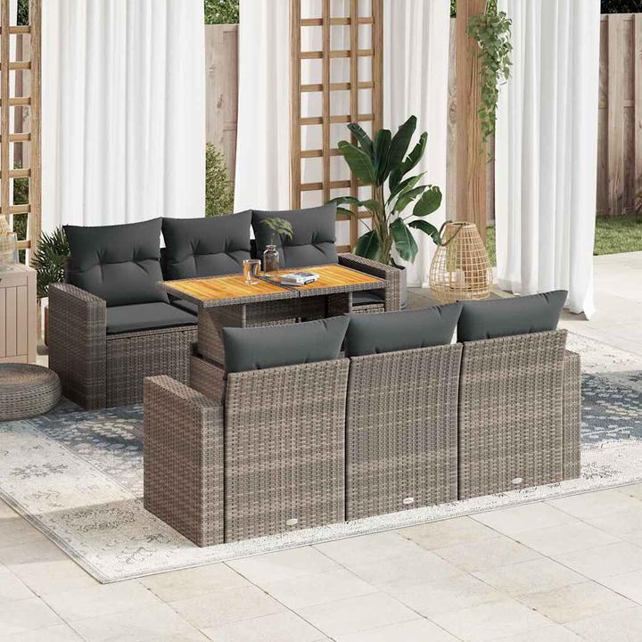 Actual product image VidaXL 10-piece garden lounge set with cushions