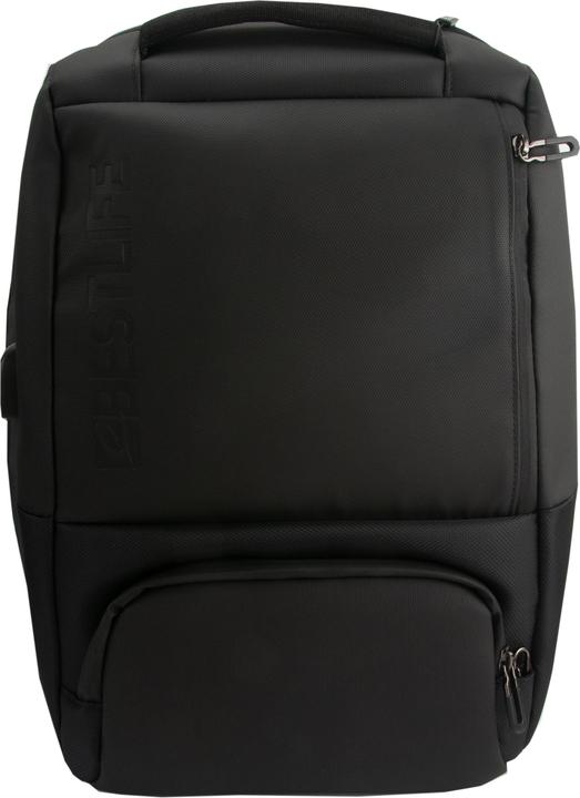 Produktbild Bestlife Notebook-Rucksack Neoton, schwarz für 39,62 cm (15.6"), wasserabweisend, diebstahlhemmend