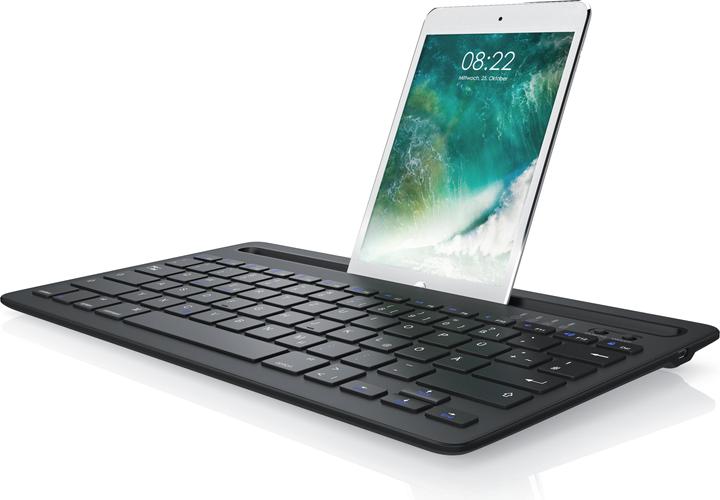Produktbild Aplic Tablet Tastatur Bluetooth, Tablet Halterung, mit Akku, für iOS, Android, Windows (DE)