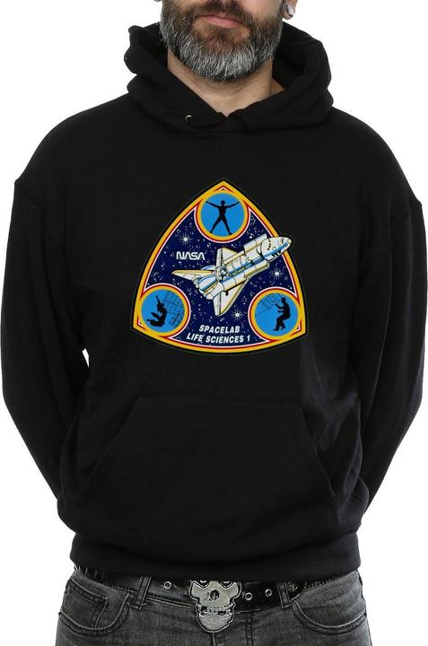 Actual product image Nasa Mens Classic Spacelab Life Science Hoodie (M)