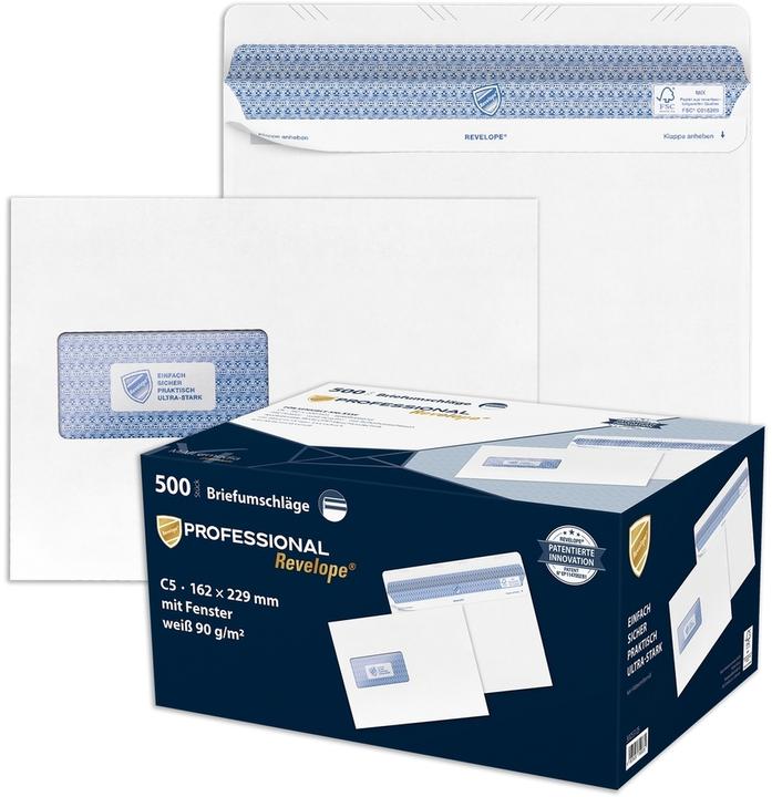 Produktbild Magni 30053105 Briefumschlag REVELOPE, DIN C5, mit Fenster (C5, 500 x)