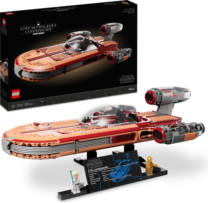 Actual product image LEGO Star Wars - Luke Skywalker's Landspeeder (75341, LEGO Rare Sets)