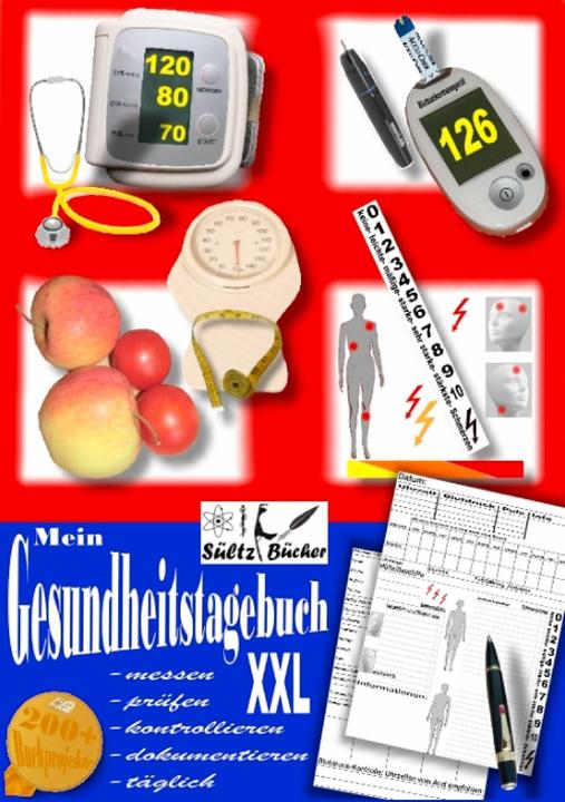 Actual product image Mein Gesundheitstagebuch XXL - messen - prfen - kontrollieren - dokumentieren - tglich - Tagebu