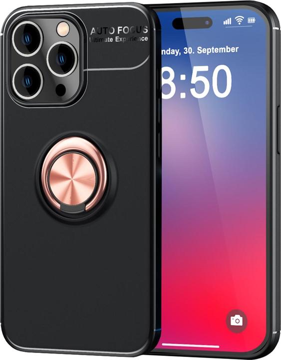 Produktbild Nalia Matte Ring Silikon Hülle (Apple iPhone 16 Pro)