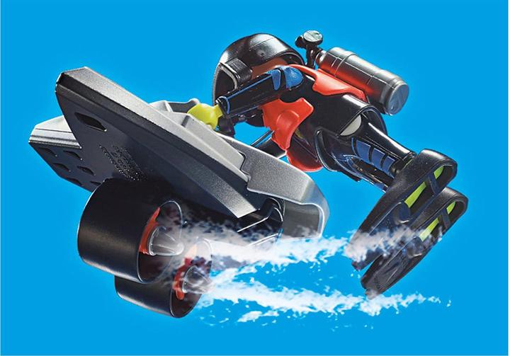 Actual product image Playmobil 70145 Diving scooter in the rescue mission (70145, Playmobil City Life)