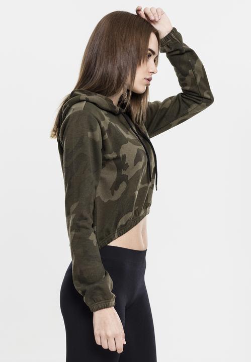 Produktbild Urban Classics Ladies Camo Cropped Hoody (S)