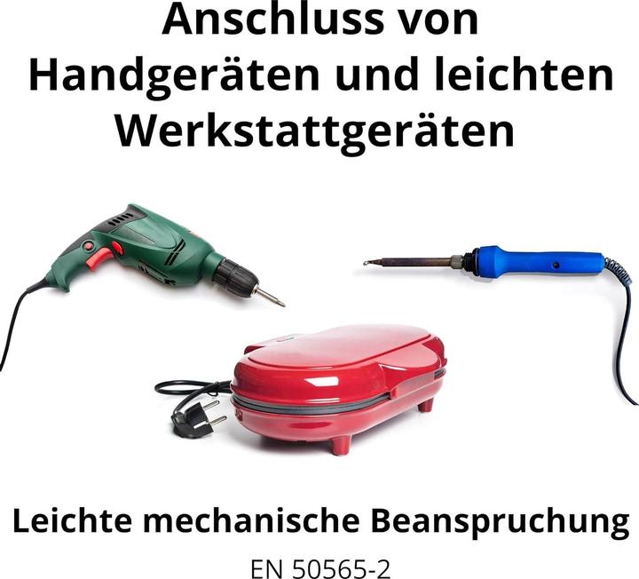 Produktbild Lapp 10 Meter 1600205 H05RR-F 2x1,5 mm² Gummileitung flexibel ohne Schutzleiter I dünnes Gummikabel (10 m)
