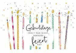 Produktbild Edition Gollong Postkarte. Zum Geburtstag... (Kerzen)