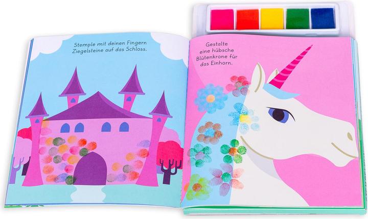 Image du produit L'art du tampon pour les petits doigts. Licornes