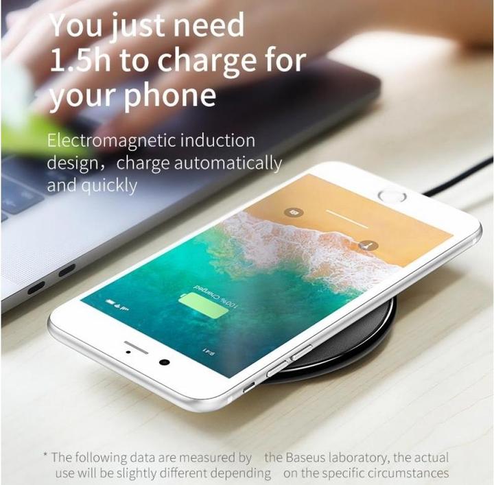 Immagine prodotto Baseus Caricabatterie wireless Qi in pelle