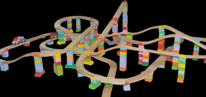 Produktbild Alpha BoosterZ TrackConnectors + Blocks - All in one Block Box XXL ( Bio-Verbinder und Klemmbausteine)