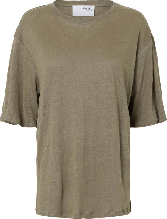 Image du produit Selected Femme T-shirt en lin (XS)