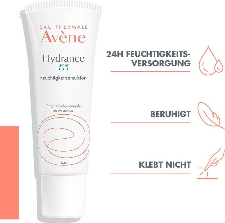 Produktbild Avène Hydrance Leicht (40 ml, 24h Creme, SPF 30)