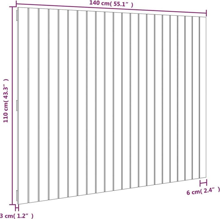Image du produit VidaXL Chloé (140 x 3 x 110 cm)