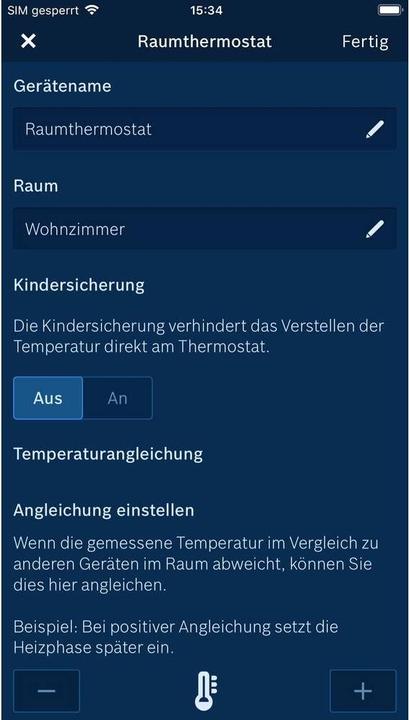 Actual product image Bosch Smart Home Smart Home room thermostat