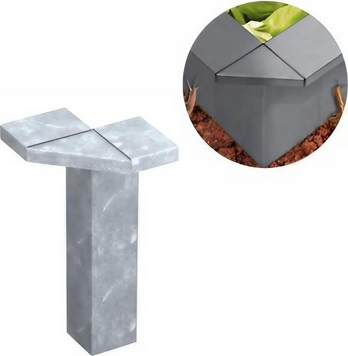 Actual product image Green Split Outside corner for snail fence 90 degrees