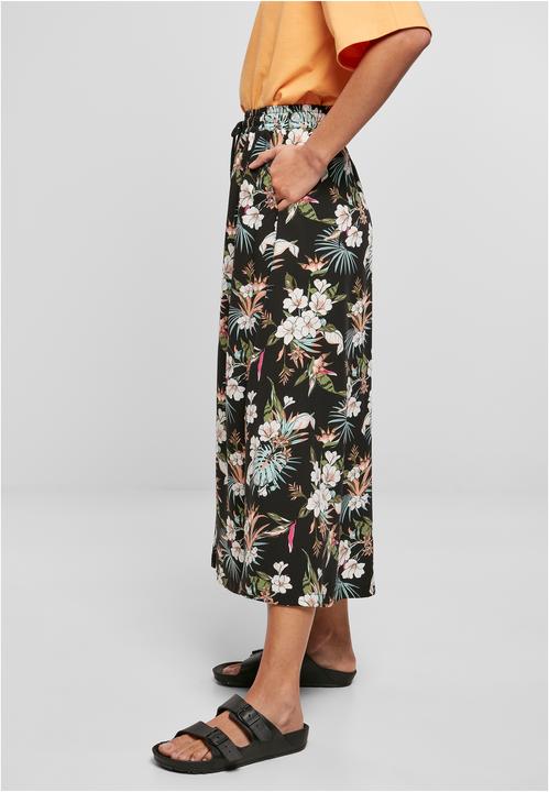 Actual product image Urban Classics Ladies Viscose Midi Skirt (S)