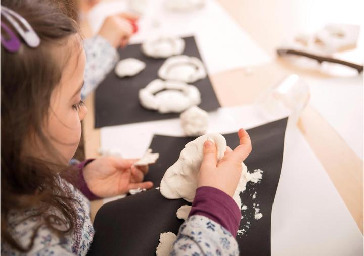 Produktbild EberhardFaber Modelliermasse EFA PLAST Kids 1 kg, Weiss