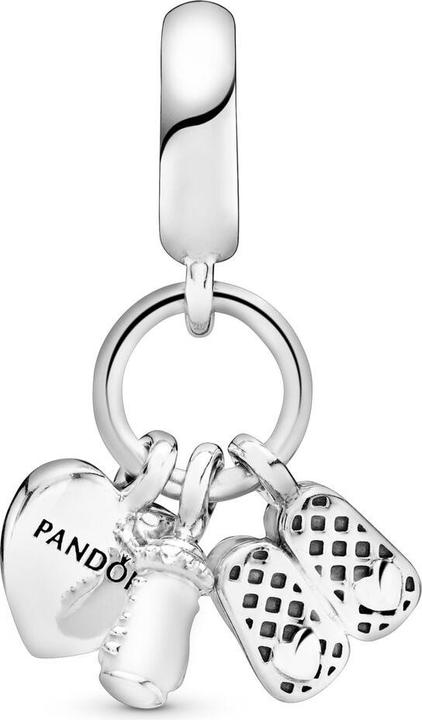 Immagine prodotto Pandora Scarpe biberon e cuore (Argento 925)