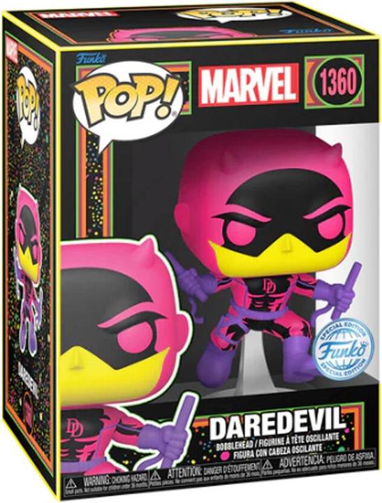 Produktbild Funko POP! Marvel Daredevil - Daredevil (Classic) Lumière Noire Exclusive