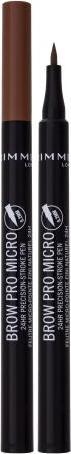 Actual product image Rimmel London BROW PRO MICRO PRECISION pen #002-honey brown (002 Honey Brown)
