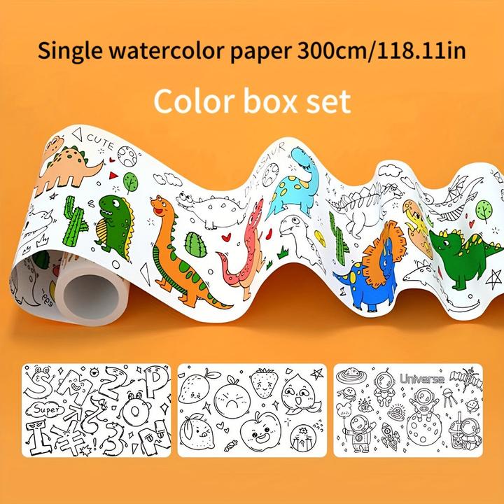 Immagine prodotto Activity Board Rotolo per dipingere con gli scarabocchi, rotolo per dipingere fai da te con i colori, rotolo per