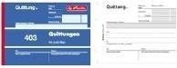 Produktbild Herlitz Formularbuch "Quittung 402", DIN A6, 2 x 40 Blatt (80 x)