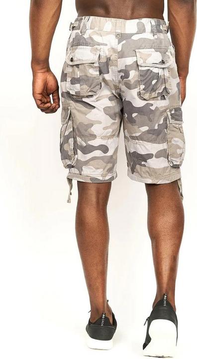 Actual product image Crosshatch Mens Jimster Camo Cargo Shorts (36)