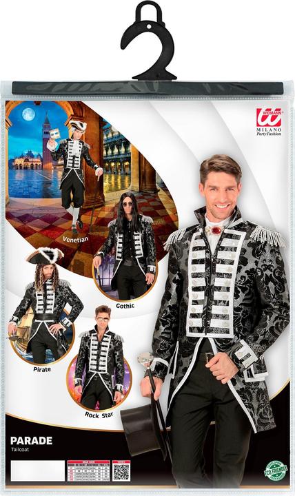 Produktbild Widmann Silberner Paradefrack Jacquard für Herren (L)