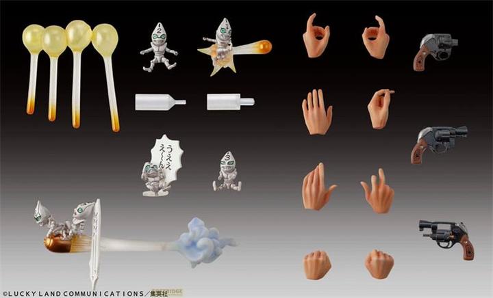 Actual product image Medicos Entertainment JoJo's Bizarre Adventure Part 5 Statue Legend PVC Statue Chozokado Guido Mista & S P (re-run) 15 cm