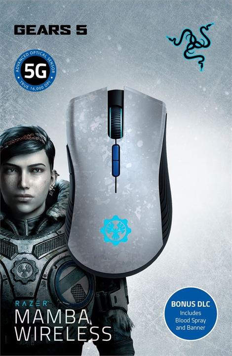 Produktbild Razer Mamba Gears of War 5 Edition (Kabelgebunden, Kabellos)