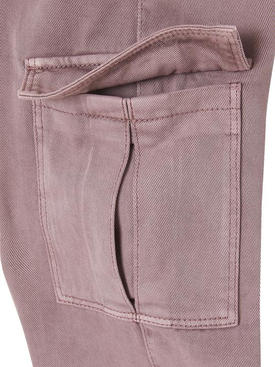 Actual product image Vertbaudet Girls' cargo trousers with elasticated waistband (134)